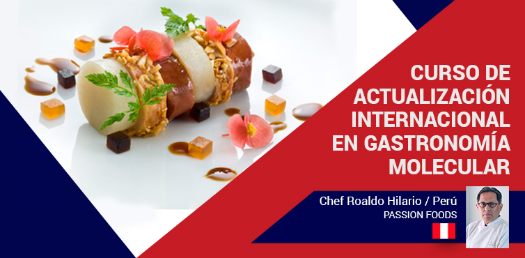 CURSO DE ACTUALIZACIÓN INTERNACIONAL EN GASTRONOMÍA MOLECULAR