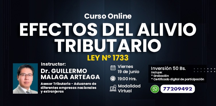 EFECTOS DEL ALIVIO TRIBUTARIO