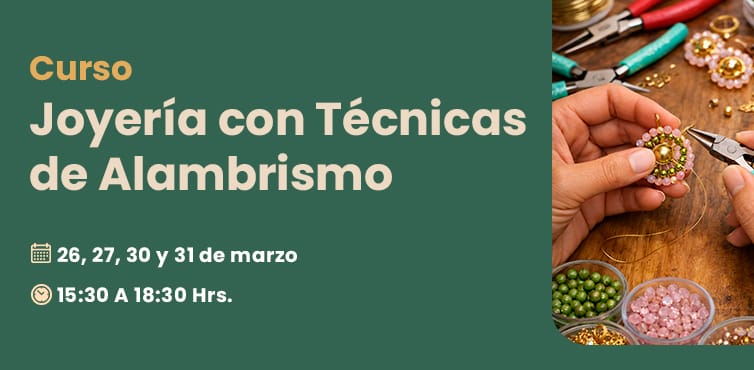 JOYERIA CON TÉCNICAS DE ALAMBRISMO