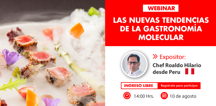 LAS NUEVAS TENDENCIAS DE LA GASTRONOMÍA MOLECULAR