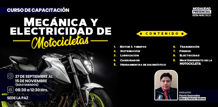 MECANICA Y ELECTRICIDAD DE MOTOCICLETAS