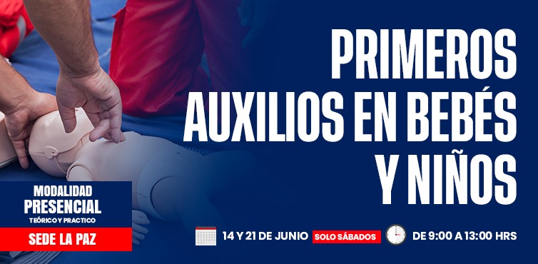 PRIMEROS AUXILIOS EN BEBÉS Y NIÑOS