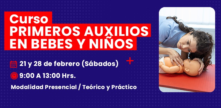 PRIMEROS AUXILIOS EN BEBÉS Y NIÑOS